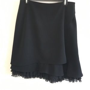 Philippe Adec Black Skirt Size 8